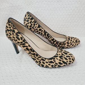 Michael Kors Pumps Leopard/Cheetah/Animal Print Hair Calf Size 8M  Leather Women